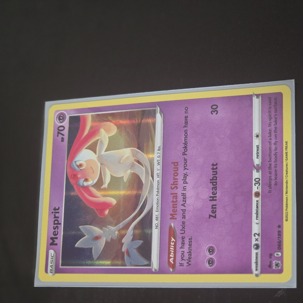 Mesprit Pokémon Card